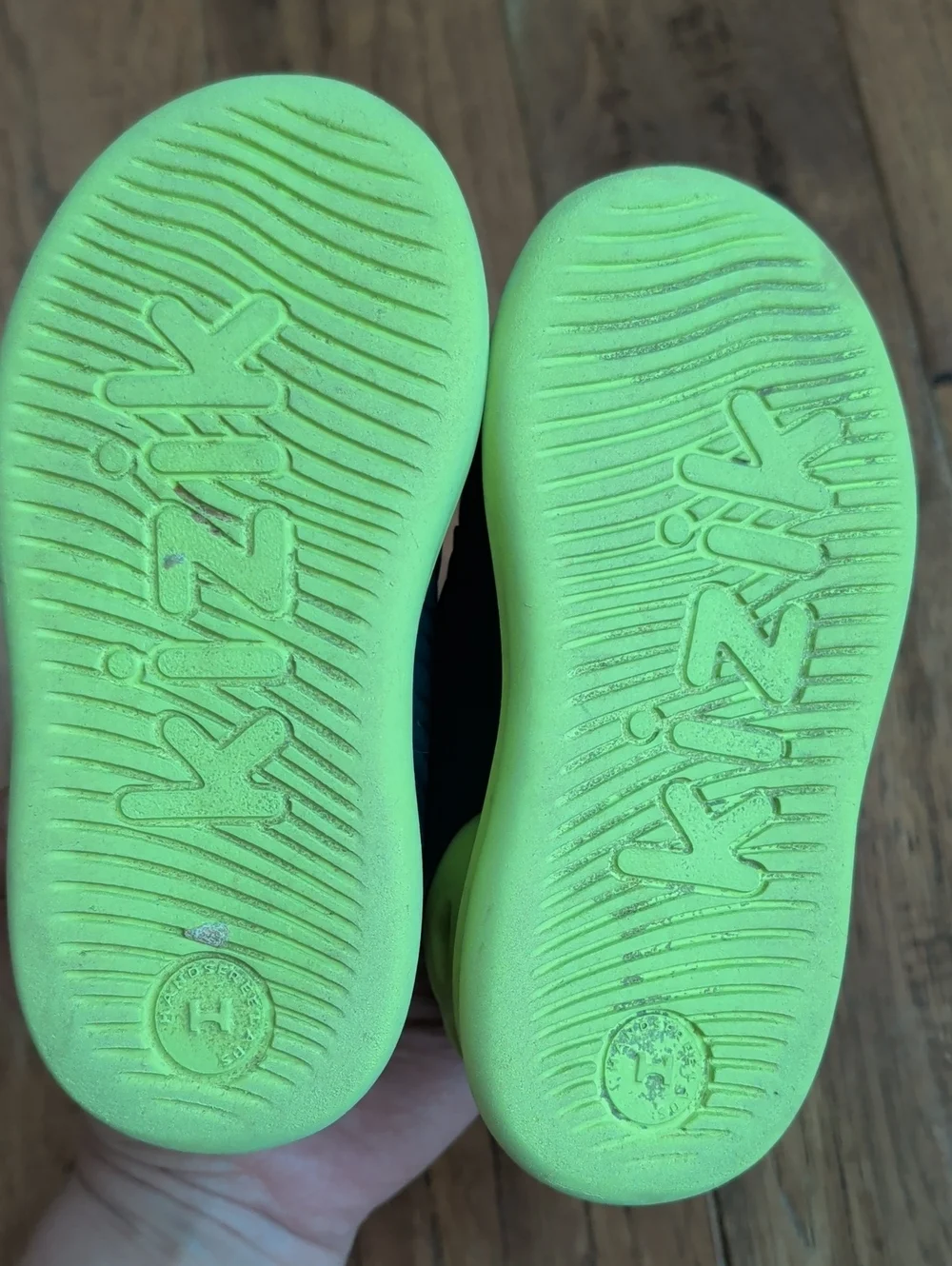 Kizik Anaheim Blue Energy Slip On Hands Free kids' athletic sneakers